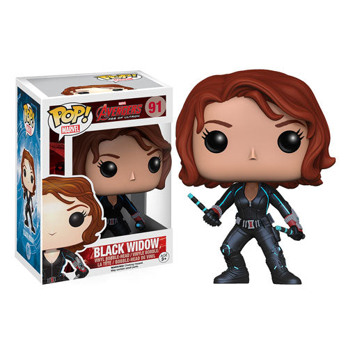 Funko Pop! 91 Avengers Age Of Ultron Black Widow Vinyl Booblehead Figure