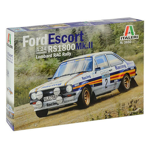 Italeri Ford Escort RS 1800 MKII Lombard RAC Rally 1:24 Scale Model Kit