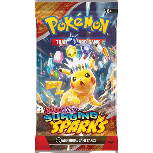 Pokemon Scarlet & Violet Surging Sparks 10 Card Booster Pack