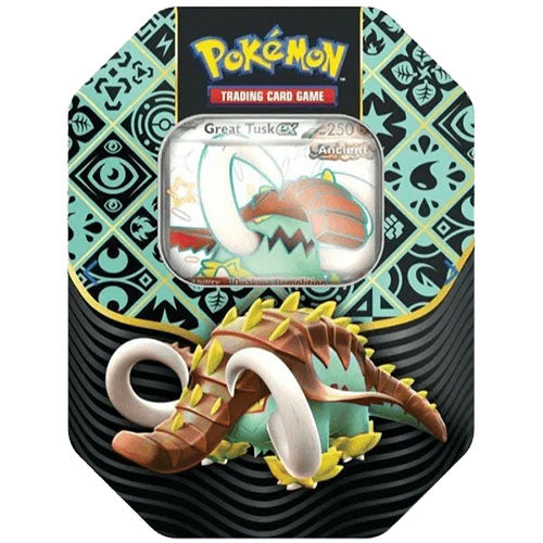Pokemon Scarlet & Violet SV Paldean Fates Great Tusk Tin