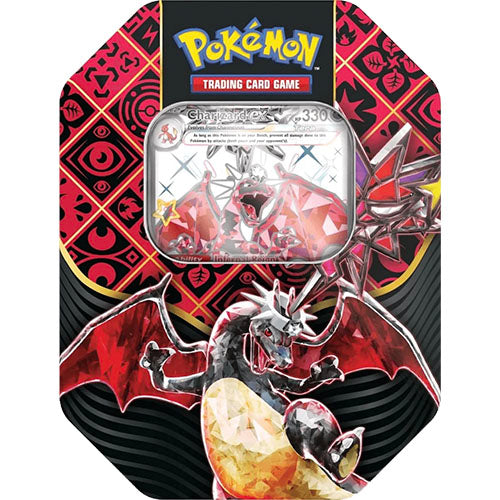 Pokemon Scarlet & Violet SV Paldean Fates Tera Charizard Tin