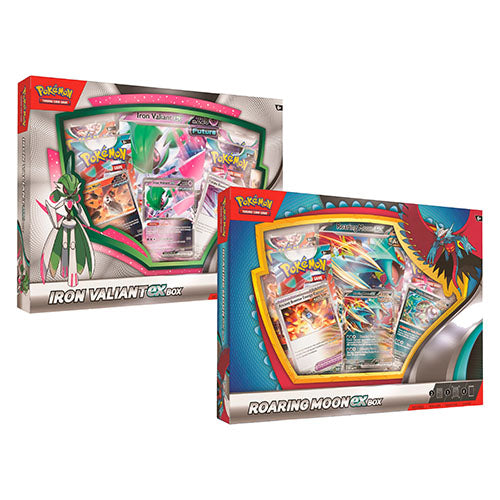 Pokemon Roaring Moon Iron Valiant Ex Collection Box Set Of 2 Boxes