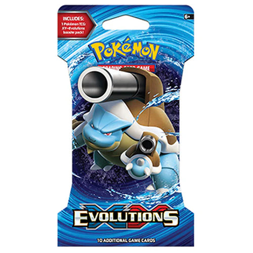 Pokémon Sun Moon Evolutions Sleeved Booster Blastoise Variant Blister Pack