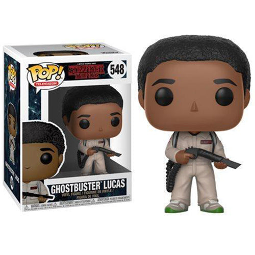 Funko Pop! 548 Stranger Things Ghostbusters Lucas Vinyl Figure