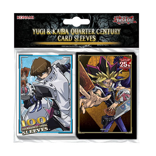 YuGiOh Yugi & Kaiba Quarter Century Sleeves 100 Pack