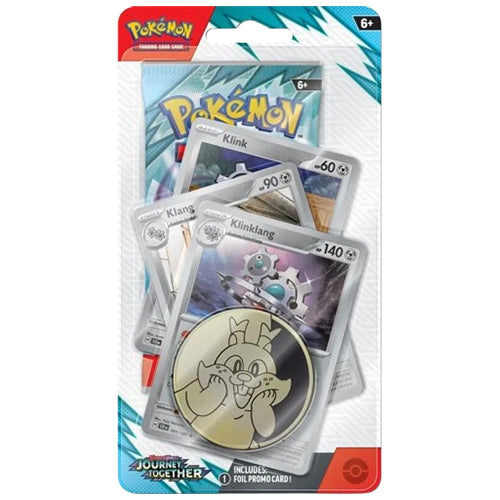 Pokemon Scarlet & Violet Journey Together Booster Pack Klinklang Promo Card Coin Blister
