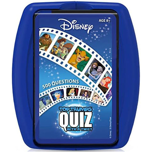 Disney Top Trumps Quiz With A Twist 500 Questions