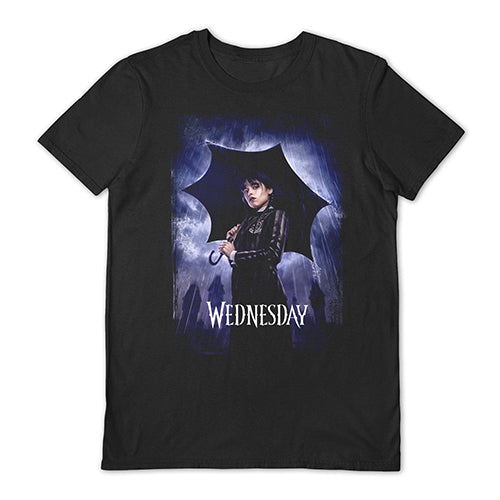 Wednesday Umbrella Official MGM 2023 Black T-Shirt