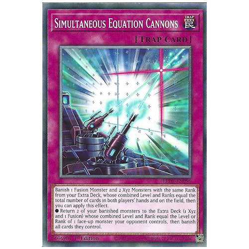 LEDE-EN080 Simultaneous Equation Cannons Common Trap 1st Edition Trading Card