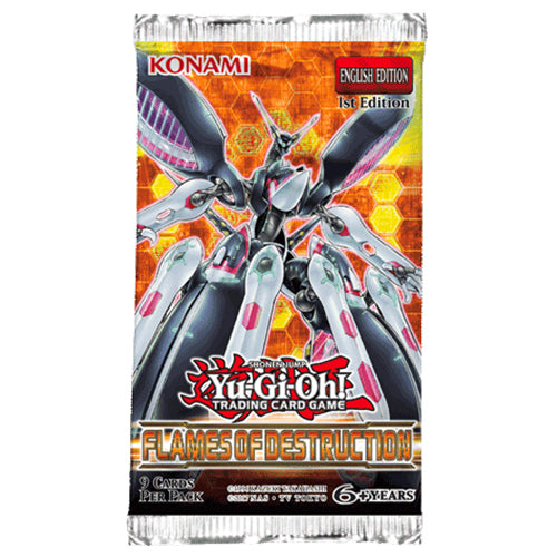YuGiOh Flames Of Destruction FLOD English 1st Edition Booster Pack