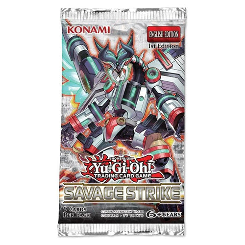 YuGiOh Savage Strike SAST English 1st Edition Booster Pack