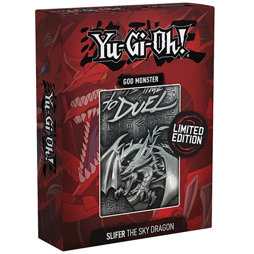 YuGiOh Slifer The Sky Dragon Limited Edition Numbered Metal God Monster Card