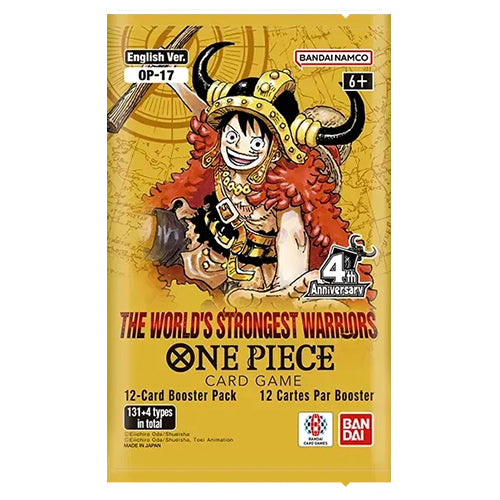 One Piece Card Game The World's Strongest Warriors OP17 Booster Pack