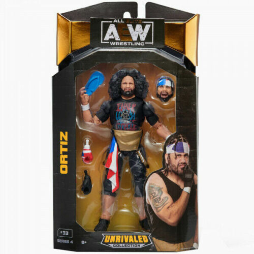 AEW Unrivaled Collection Series 4 Ortiz #33 Jazwares Wrestling Action Figure