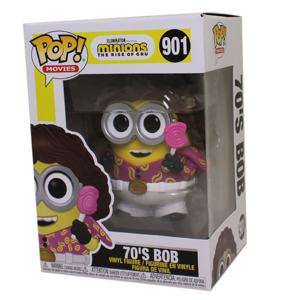Funko Pop! Movies 901 Minions The Rise Of Gru 70's Bob Vinyl Figure