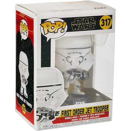 Funko Pop! 317 Star Wars First Order Jet Trooper Bobblehead Vinyl Figure