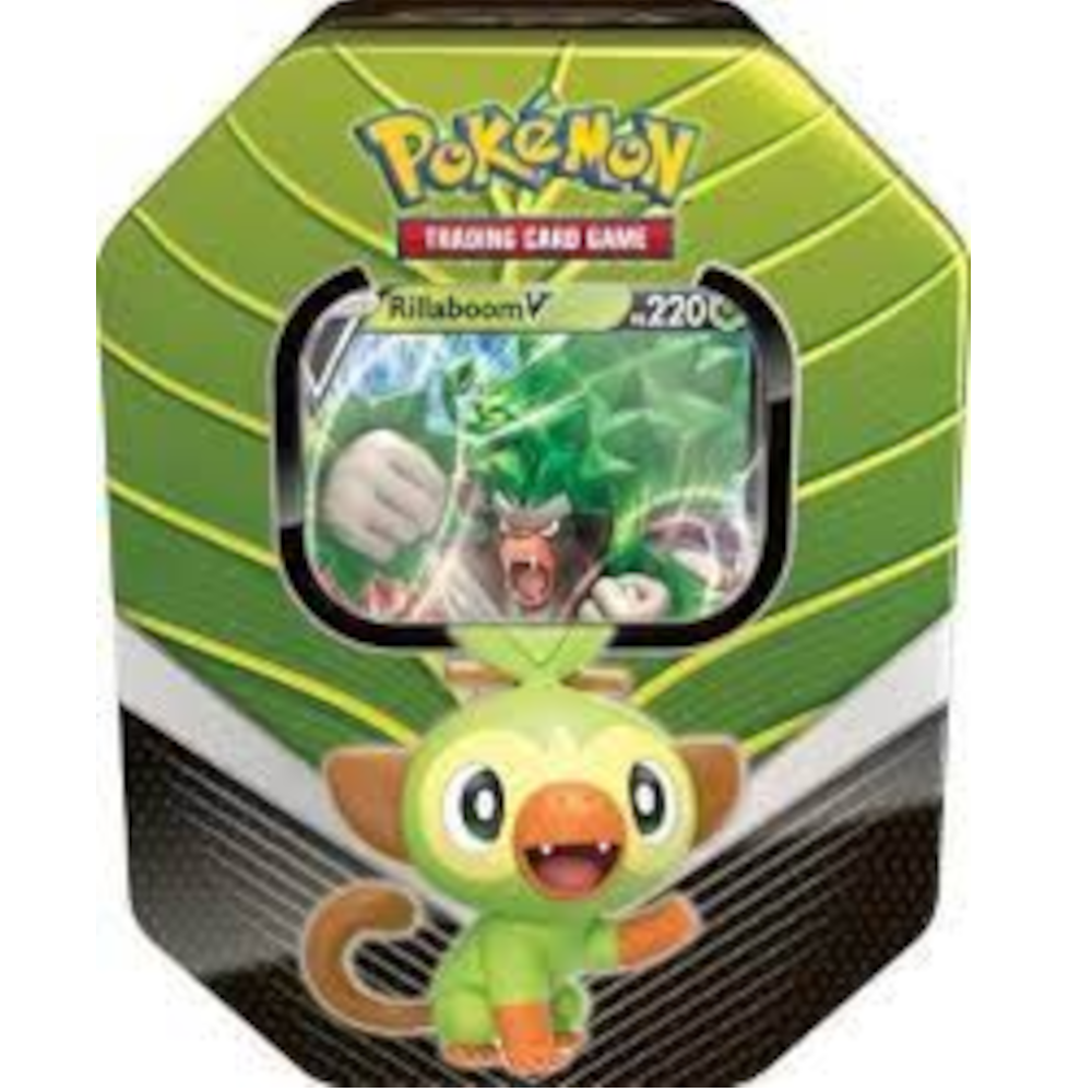 Pokemon Sword & Shield Galar Partners Rillaboom V Tin