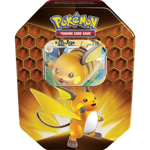 Pokemon Hidden Fates Raichu GX Tin