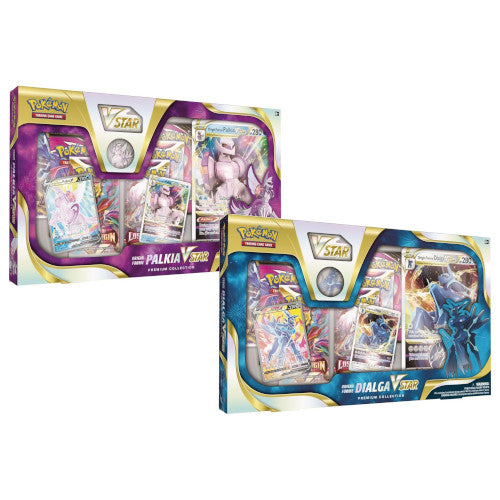 Pokemon Origin Forme Palkia Origin Forme Dialga V-Star Premium Collection Box Set Of 2