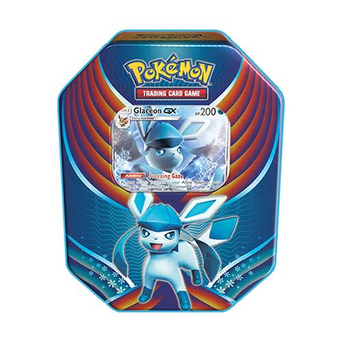 Pokemon Evolution Celebration Glaceon GX Tin