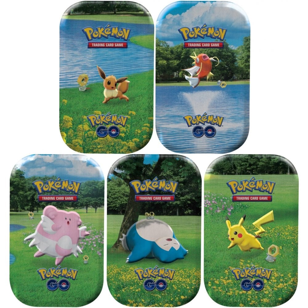 Pokemon Go Mini Tin Bundle Set Of 5 Tins