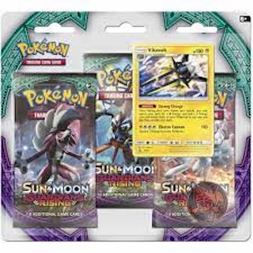 Pokemon Sun Moon Guardians Rising Triple Booster Pack Vikavolt Promo Blister