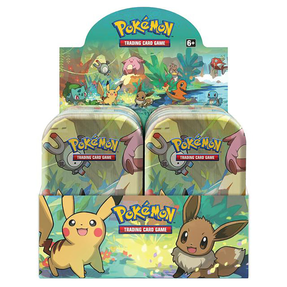 Pokemon Kanto Friends Mini Tin Case Set Of 10 Tins
