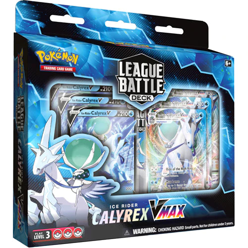 Pokemon Shadow Rider Calyrex Ice Rider Calyrex V Max League Battle Deck
