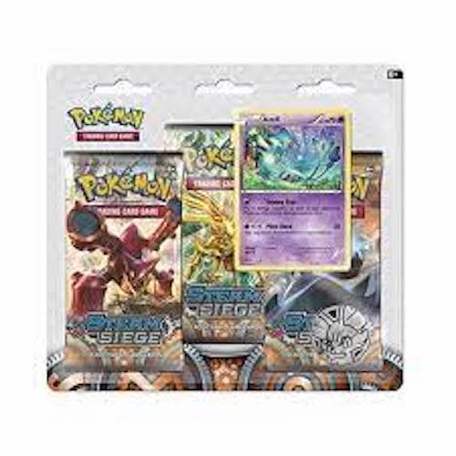 Pokemon XY Steam Siege Triple Booster Pack Azelf Promo Blister