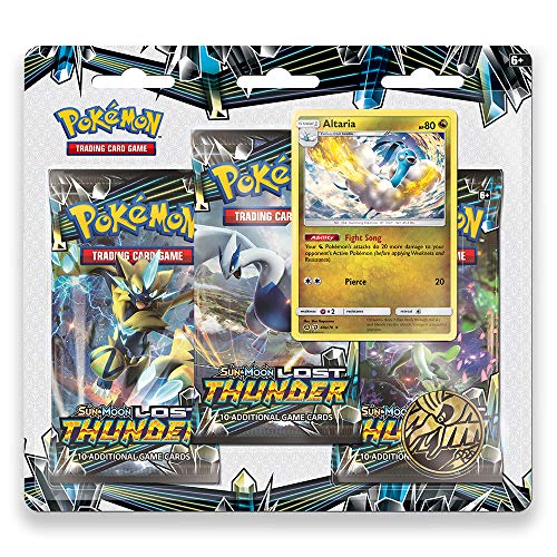 Pokemon Sun Moon Lost Thunder Altaria Blister 3 Pack