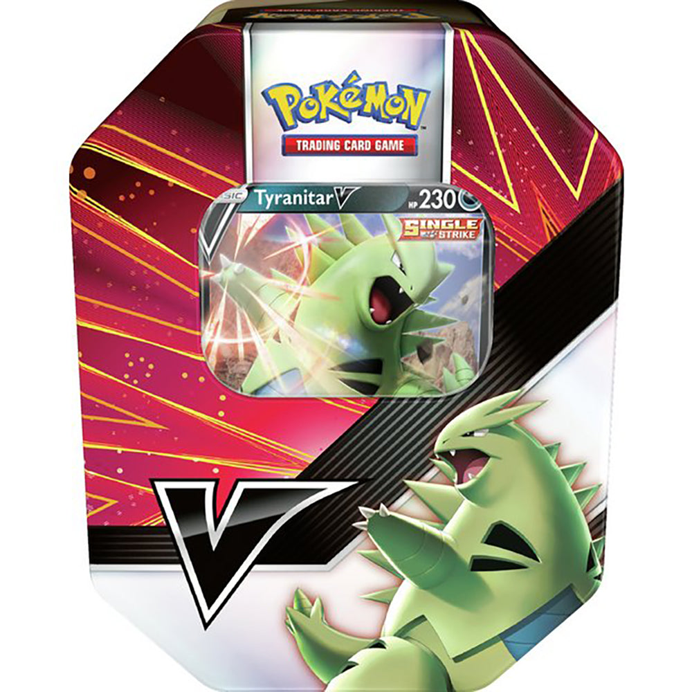 Pokemon V Strikers Tyranitar V 2021 Tin