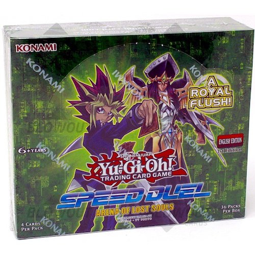 YuGiOh Speed Duel Arena Of Lost Souls English 1st Edition 36 Pack Seal ACE TCG YuGiOh Speed Duel Arena Of Lost Souls English 1st Edition 36 Pack Seal ACE TCG