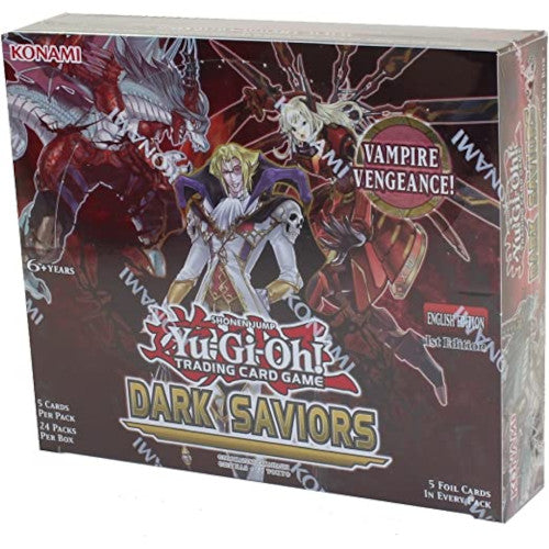 YuGiOh Dark Saviors DASA English 1st Edition 24 Pack Booster Box