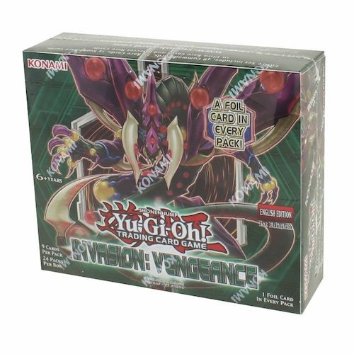 YuGiOh Invasion Vengeance INOV English 1st Edition 24 Pack Booster Box