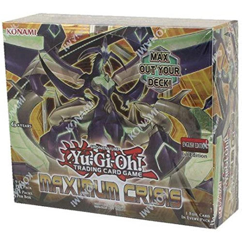 YuGiOh Maximum Crisis MACR English 1st Edition 24 Pack Booster Box