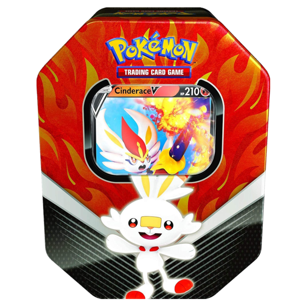 Pokemon Sword & Shield Galar Partners Cinderace V Tin
