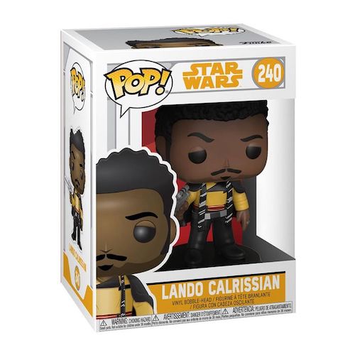 Funko Pop! 240 Star Wars Solo Lando Calrissian Bobblehead Vinyl Figure