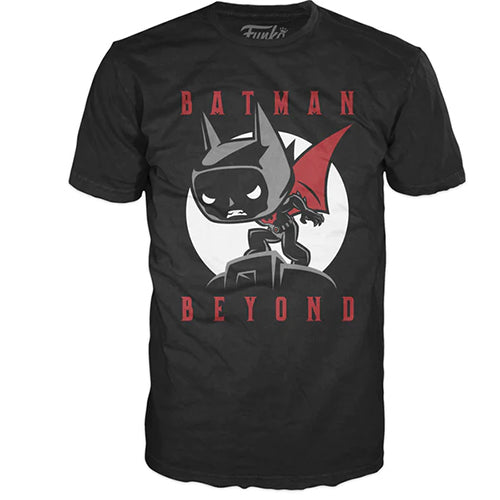 Batman Beyond Moon Funko Pop Black T-Shirt