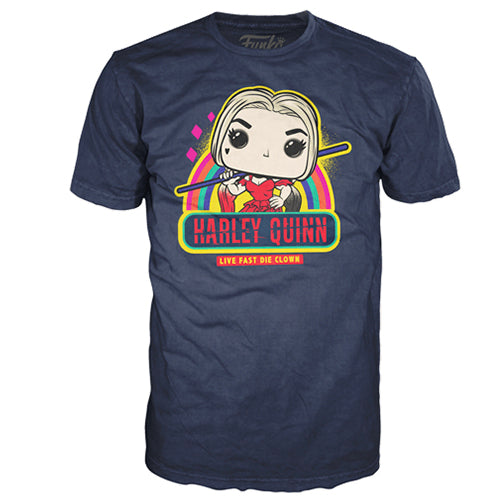 Suicide Squad Harley Quinn Rainbow Funko Pop T-Shirt