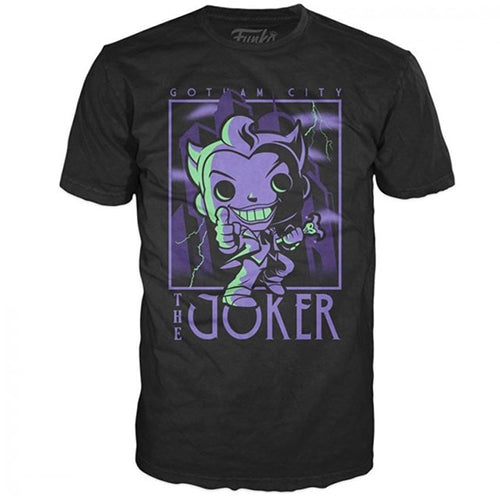 Gotham City The Joker Funko Pop Black T-Shirt