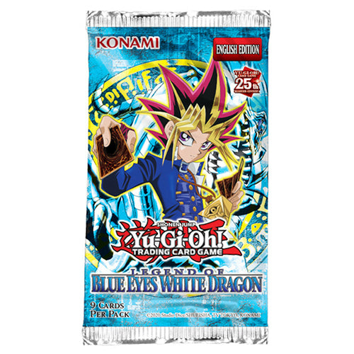 YuGiOh Legend Of Blue Eyes White Dragon LOB 25th Anniversary Booster Pack