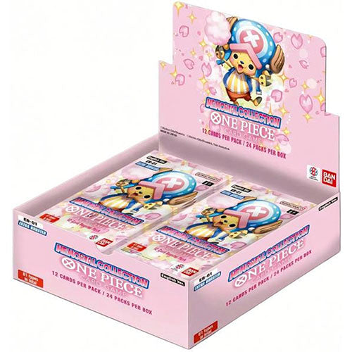 One Piece Extra Booster Memorial Collection EB-01 English 24 Pack Booster Box Sealed
