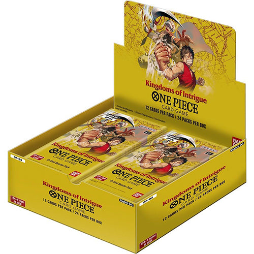 One Piece Kingdoms Of Intrigue OP-04 English 24 Pack Booster Box Sealed