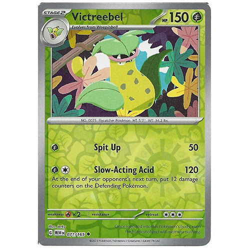 Pokemon Victreebel 071/165 SV3.5 151 Reverse Holo Grass Type Single Card