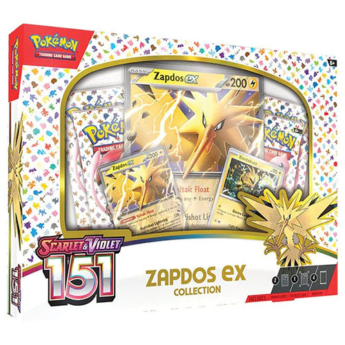 Pokemon Scarlet & Violet 151 Zapdos EX Collection Box Sealed