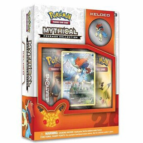 Pokemon 20th Anniversary Mythical Pin Collection Keldeo Box Set