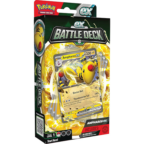 Pokemon EX Battle Deck Ampharos 60 Card Playable Set