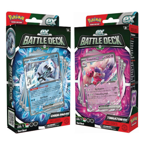 Pokemon EX Battle Deck Chien-Pao & Tinkaton Set Of 2 Deck