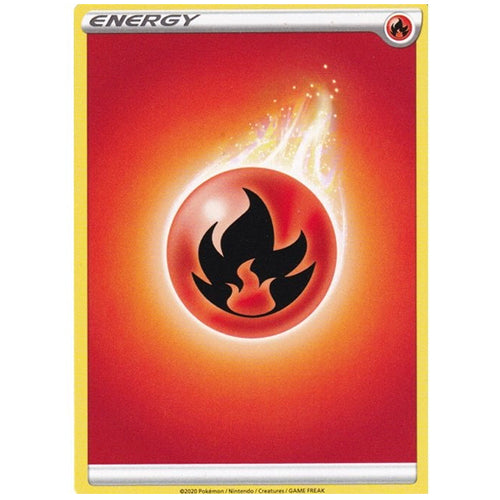 Pokemon Sword & Shield 2020 Fire Energy Card