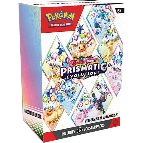 Pokemon Scarlet & Violet Prismatic Evolutions Collection Booster Bundle Box Sealed